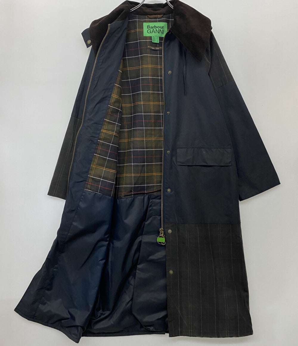 バブアー ガニー ロングコート フーディ レディース SIZE 8 BARBOUR×GANNI BURGHLEY