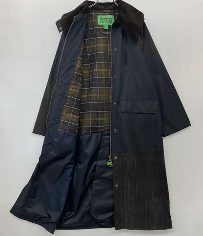 バブアー ガニー ロングコート フーディ レディース SIZE 8 BARBOUR×GANNI BURGHLEY