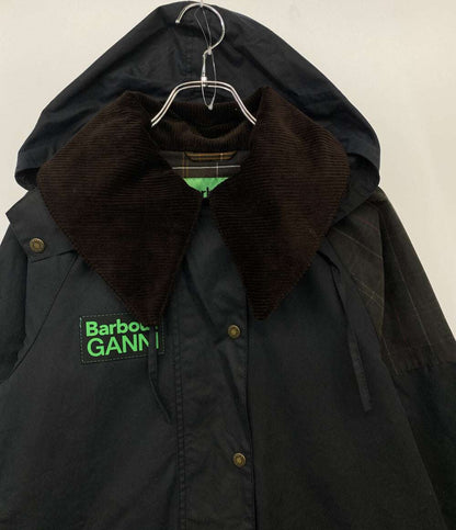バブアー ガニー ロングコート フーディ レディース SIZE 8 BARBOUR×GANNI BURGHLEY
