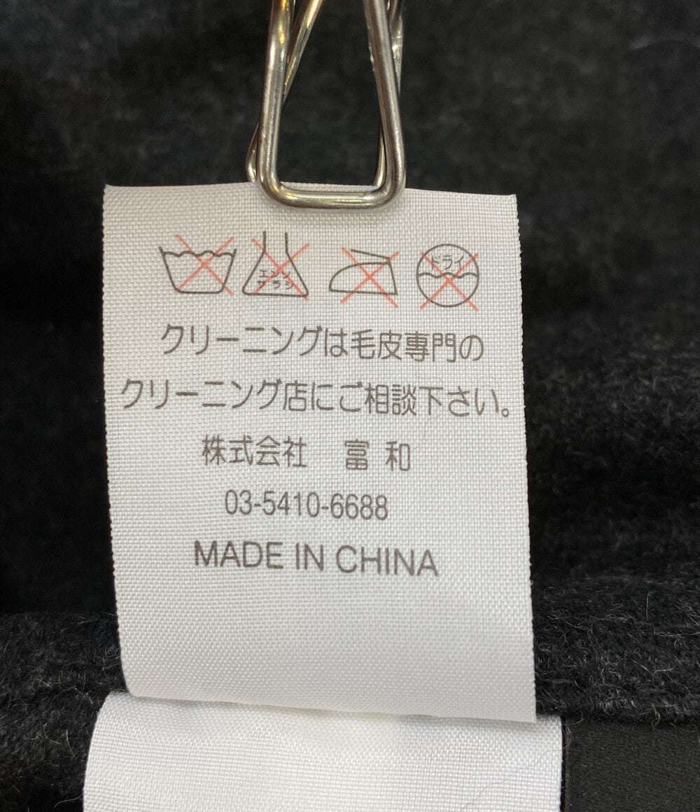 サガファーズ ポンチョ カシミヤ100 フォックスファー J-6103 レディース SIZE M-L SAGA FURS