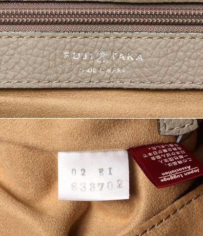 フジタカ ショルダーバッグ シボ革 2WAY メンズ FUJITAKA