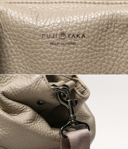 フジタカ ショルダーバッグ シボ革 2WAY メンズ FUJITAKA