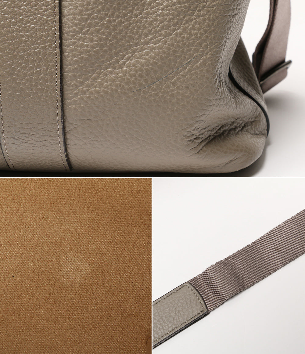 フジタカ ショルダーバッグ シボ革 2WAY メンズ FUJITAKA