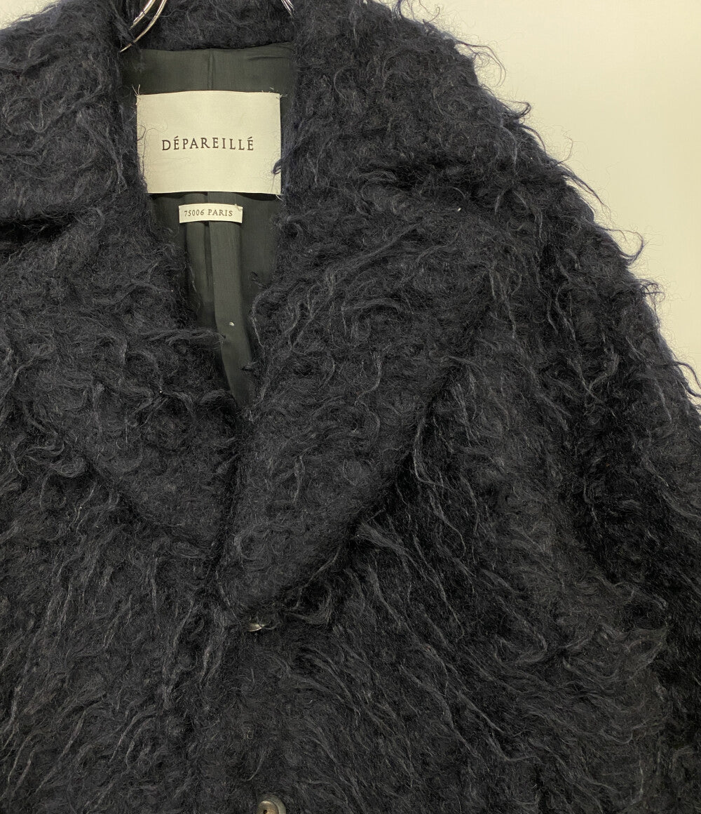 デパリエ モヘアシャギーテーラードコート B1123AFC054 レディース SIZE 38 DEPAREILLE　