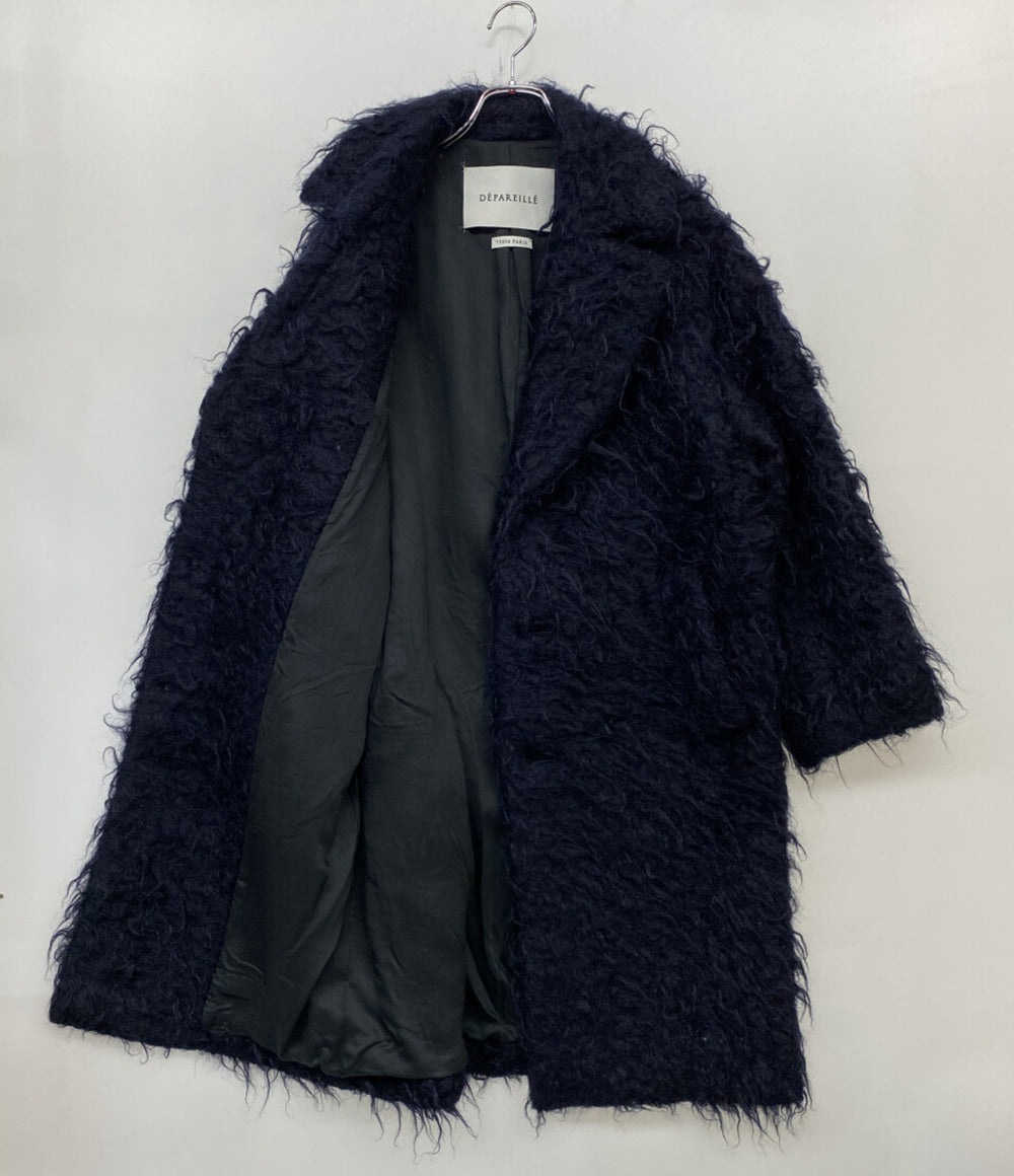 デパリエ モヘアシャギーテーラードコート B1123AFC054 レディース SIZE 38 DEPAREILLE　