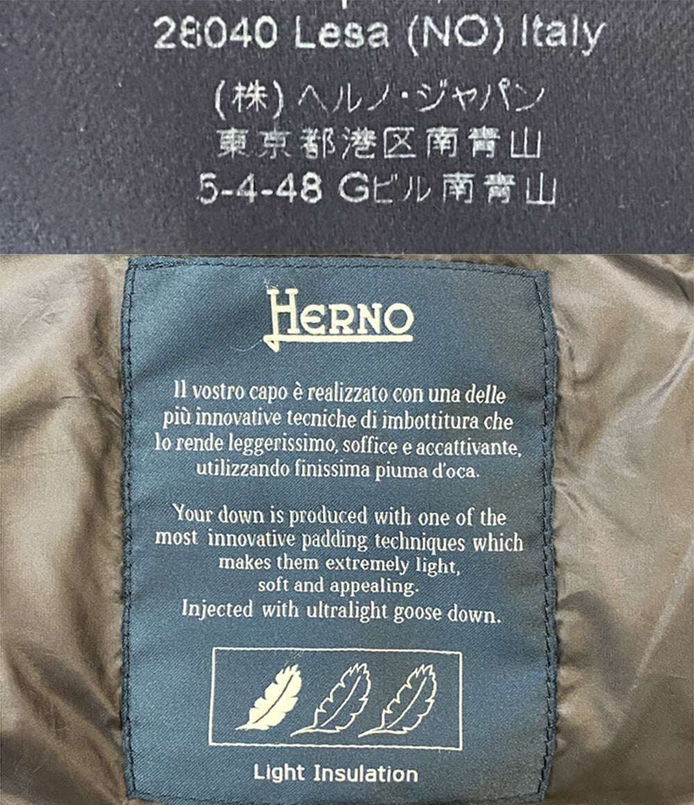 ヘルノ ベスト PI0334U レディース SIZE 46 HERNO