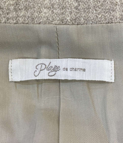 プラージュ テーラードジャケット Big Tailored ベージュ レディース SIZE 38 Plage
