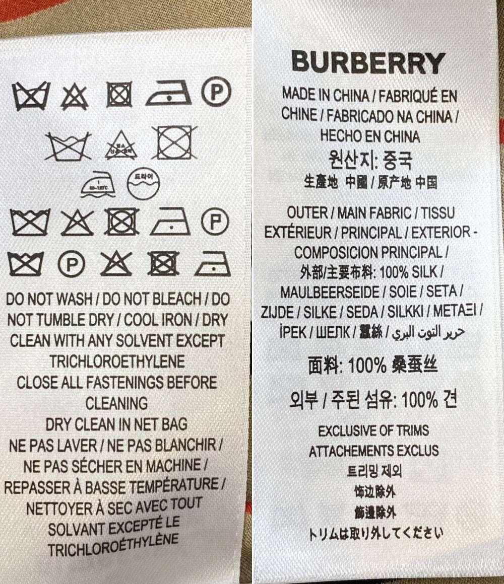 バーバリー 長袖シャツ Icon Stripe Shirt レディース SIZE UK 0 BURBERRY