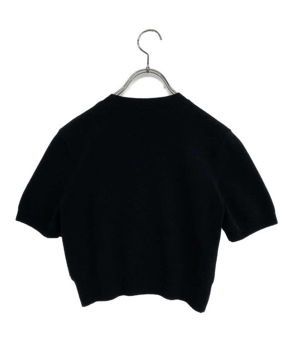 アレキサンダーワン ショートスリーブプルオーバー エンボスロゴ リブシュニール レディース SIZE S ALEXANDER WANG