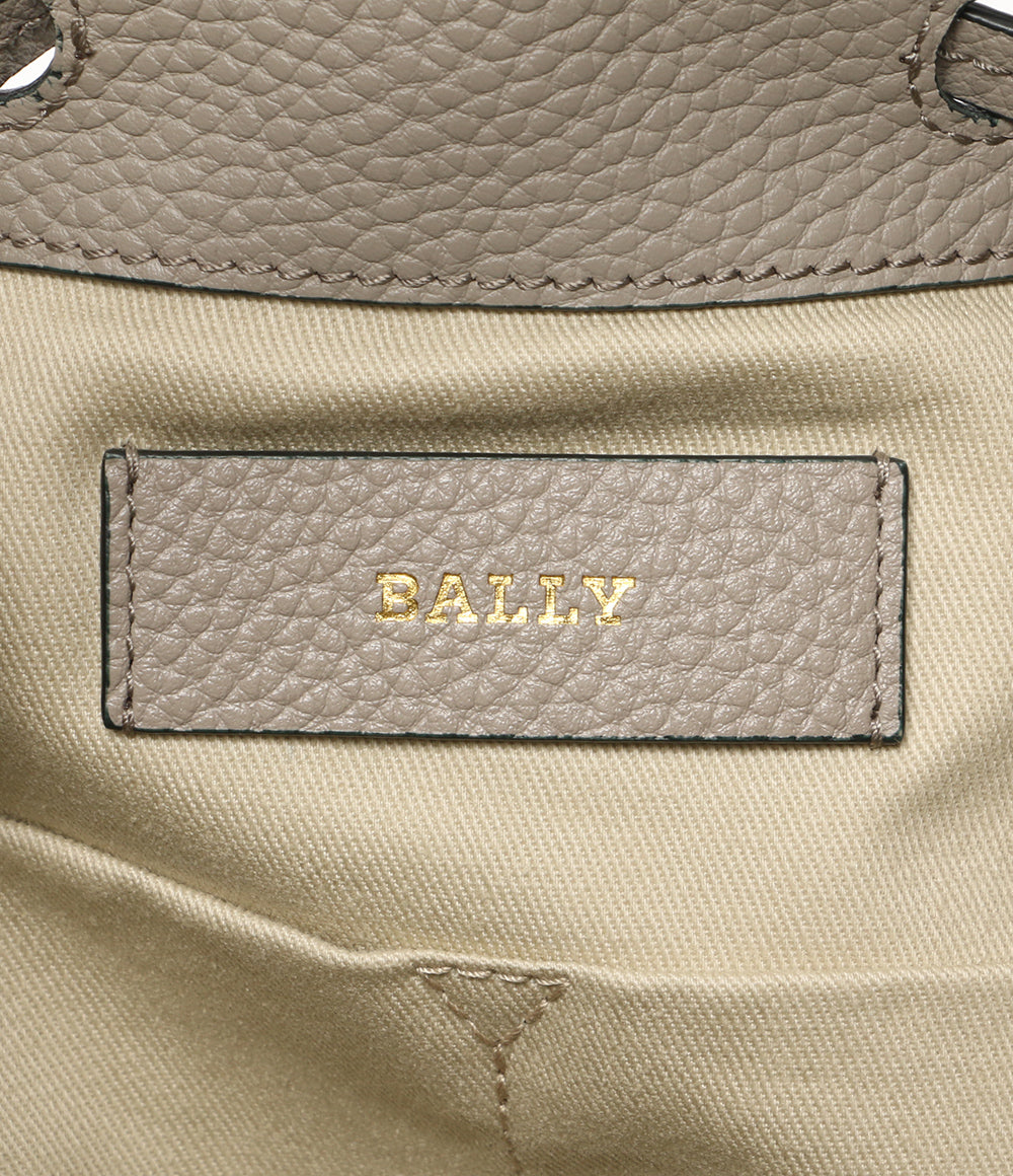 バリー ショルダーバッグ 巾着2way グレー レディース BALLY