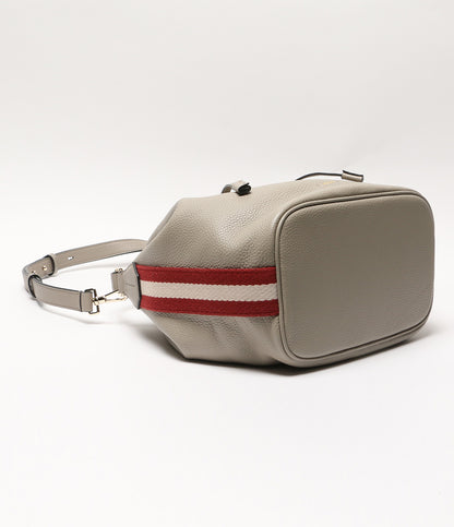 バリー ショルダーバッグ 巾着2way グレー レディース BALLY