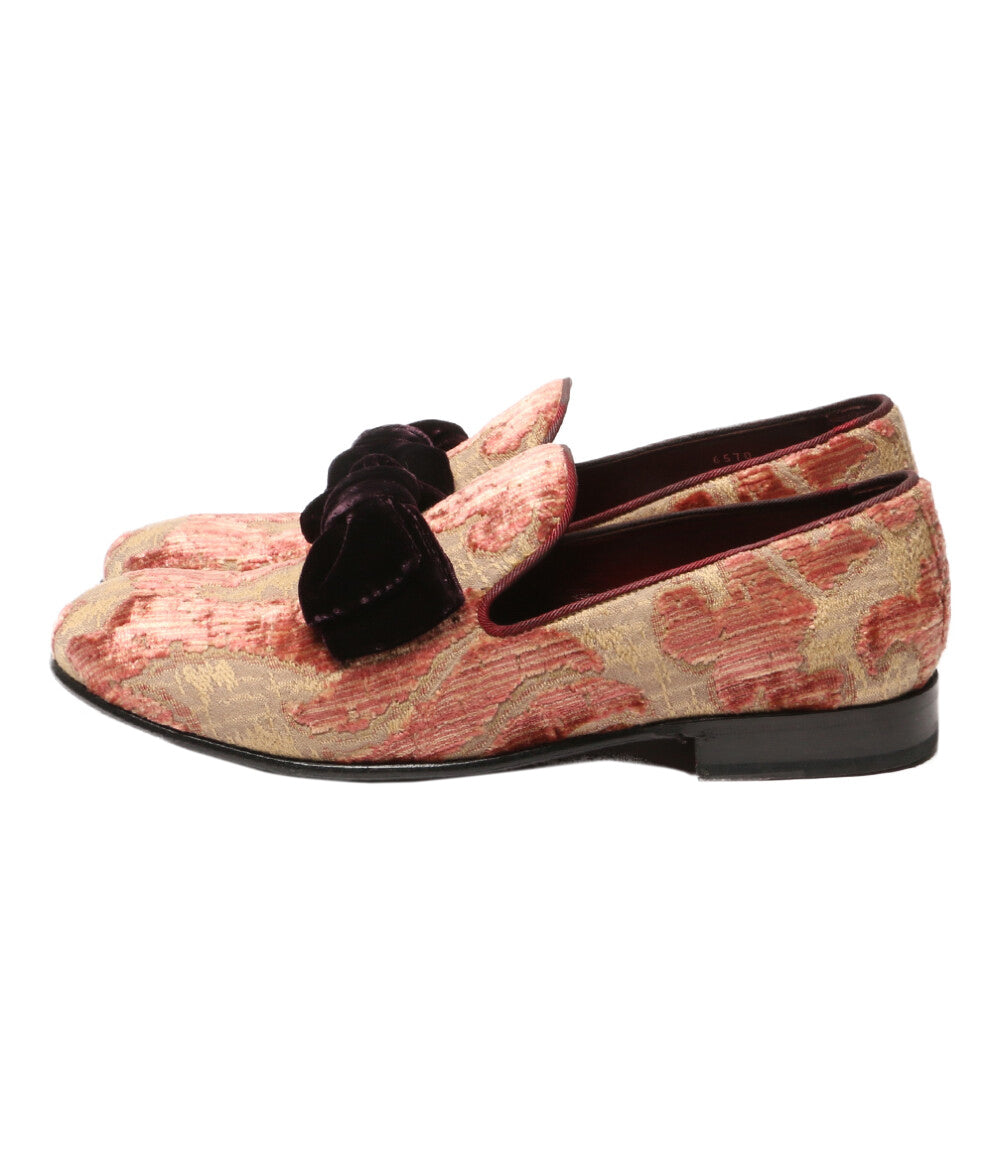 DOLCE ＆ GABBANA ドレスシューズ ベルベット ジャガード 6570 メンズ SIZE 8 ドルチェアンドガッバーナ