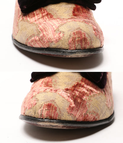 DOLCE ＆ GABBANA ドレスシューズ ベルベット ジャガード 6570 メンズ SIZE 8 ドルチェアンドガッバーナ