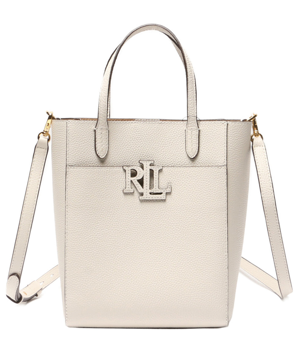 美品 LAUREN RALPH LAUREN ローレンラルフローレン ペブルド レザー スモール Cameryn トートバッグ レディース