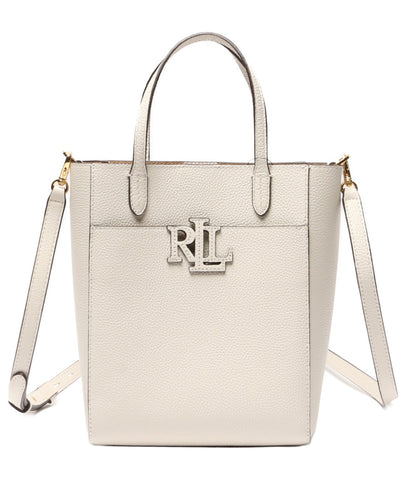 美品 LAUREN RALPH LAUREN ローレンラルフローレン ペブルド レザー スモール Cameryn トートバッグ レディース