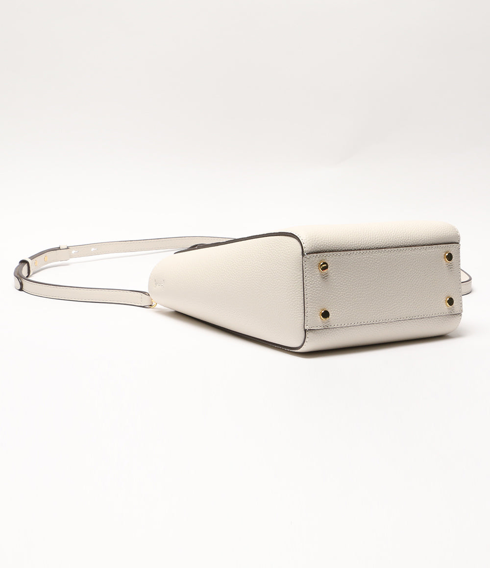 美品 LAUREN RALPH LAUREN ローレンラルフローレン ペブルド レザー スモール Cameryn トートバッグ レディース