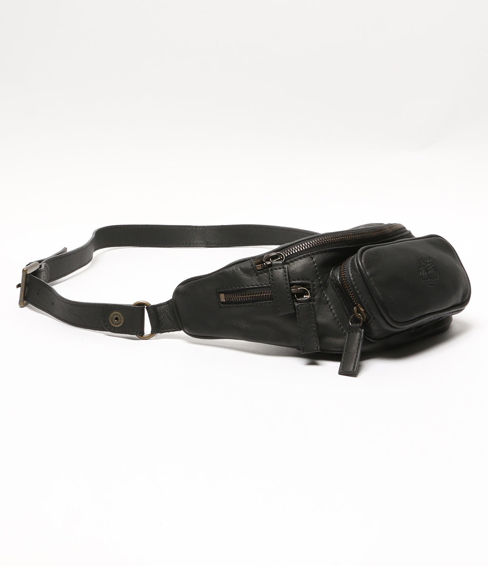 Timberland ウエストバッグ Waist Pack レザー イタリア製 TB0M3020 メンズ ティンバーランド
