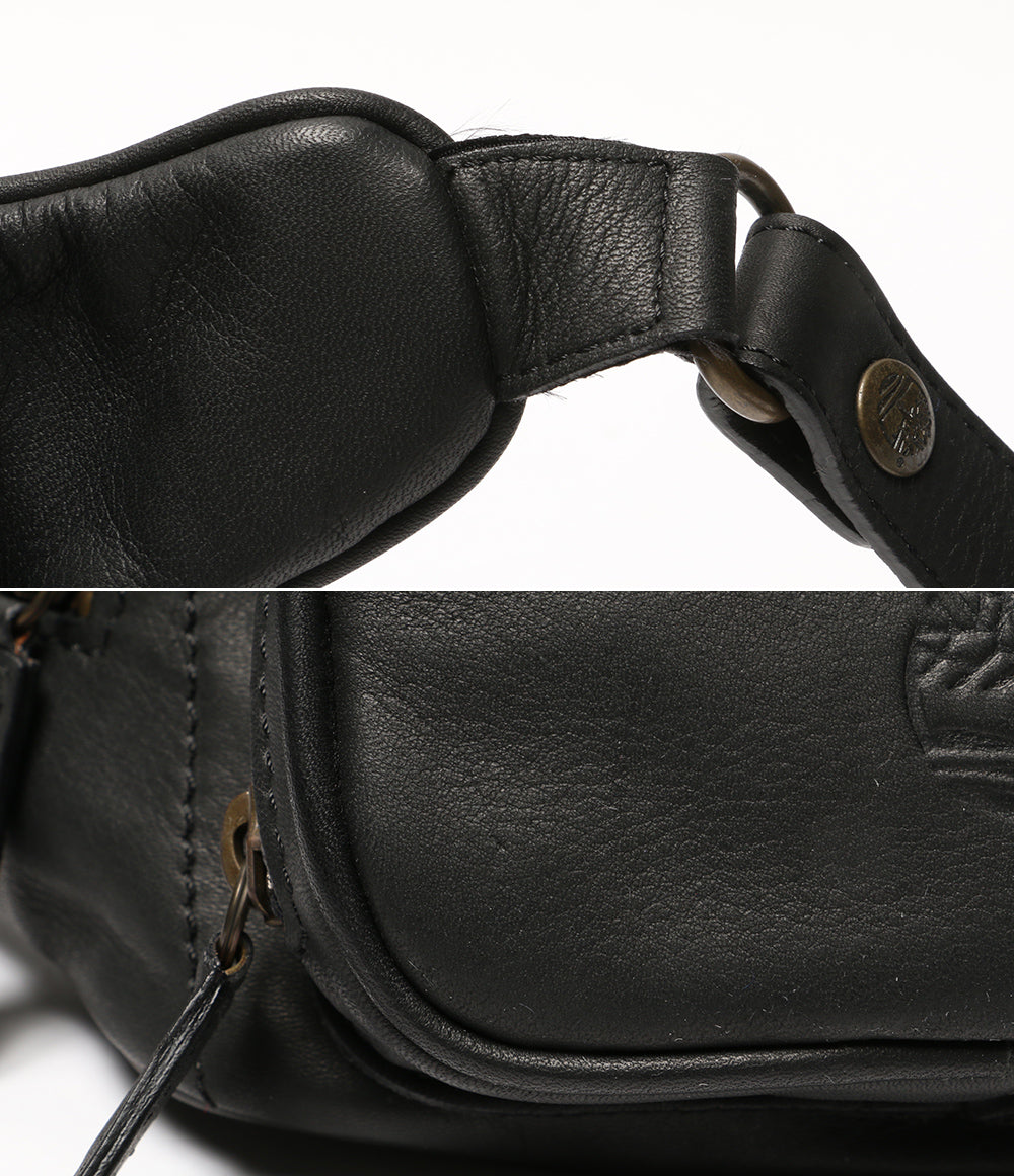Timberland ウエストバッグ Waist Pack レザー イタリア製 TB0M3020 メンズ ティンバーランド