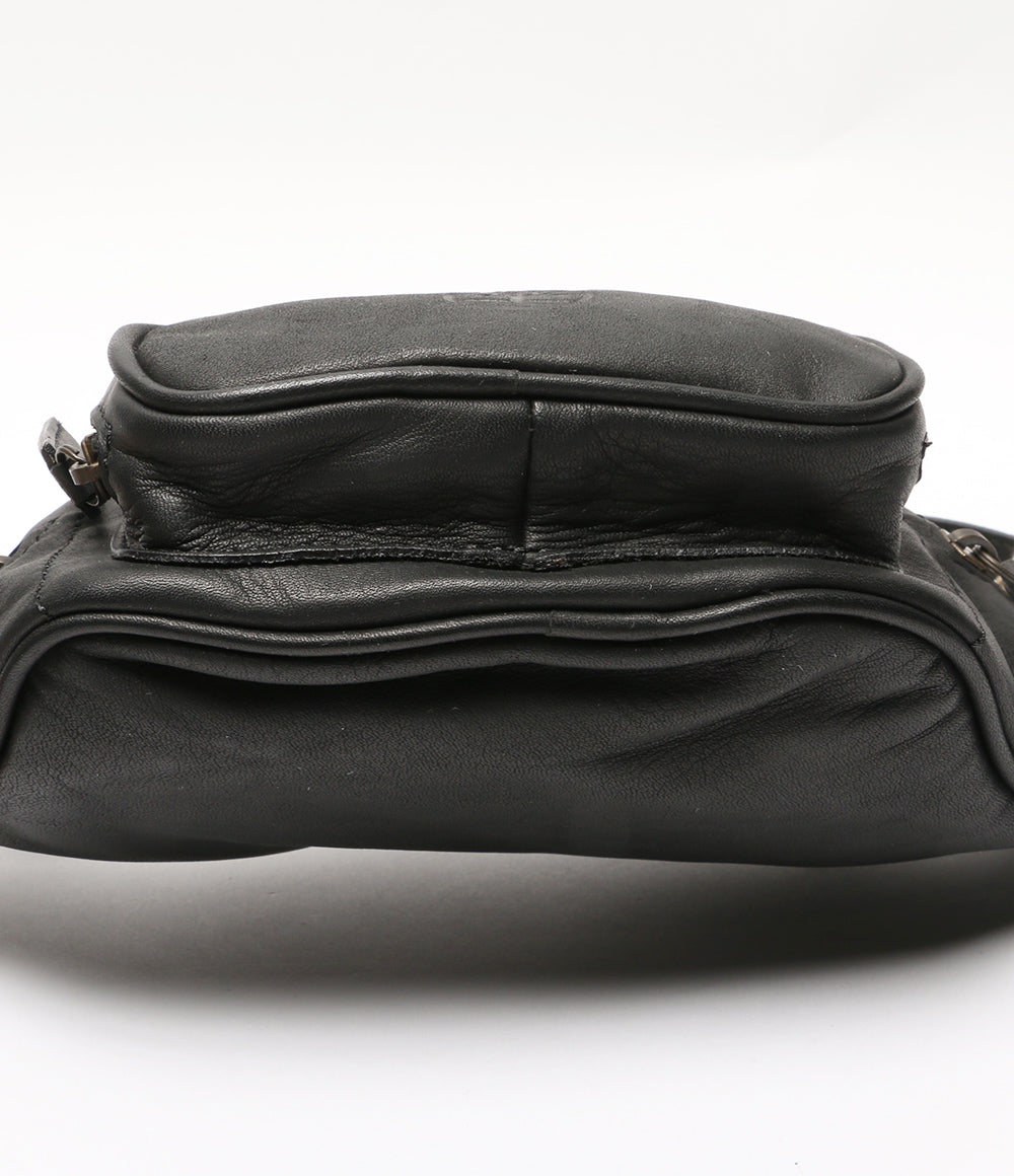 Timberland ウエストバッグ Waist Pack レザー イタリア製 TB0M3020 メンズ ティンバーランド