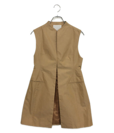 マメクロゴウチ ベスト ベージュ ジレ MM24SS-JK042 レディース SIZE 1 MAME KUROGOUCHI