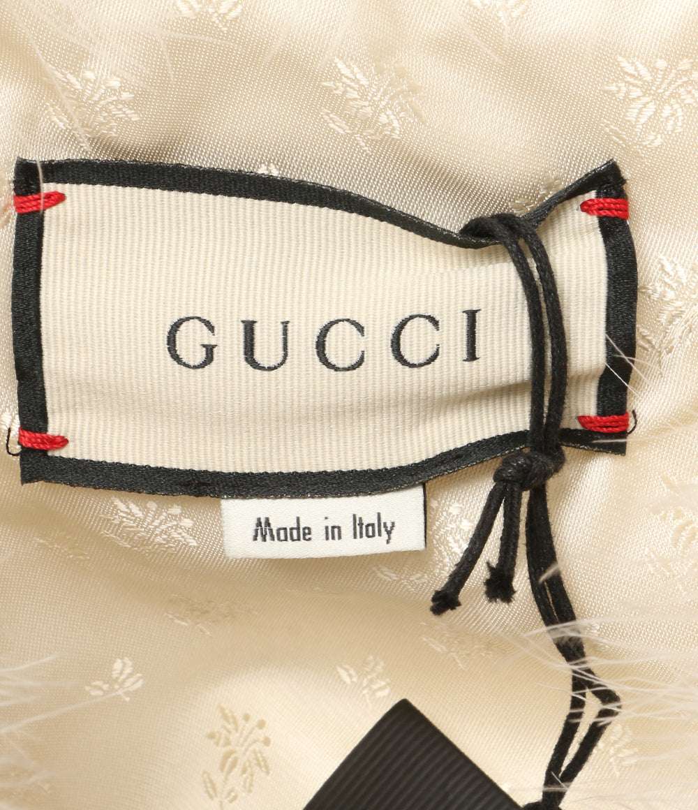 グッチ 美品 ポンチョ ファーケープ レディース SIZE 40 GUCCI