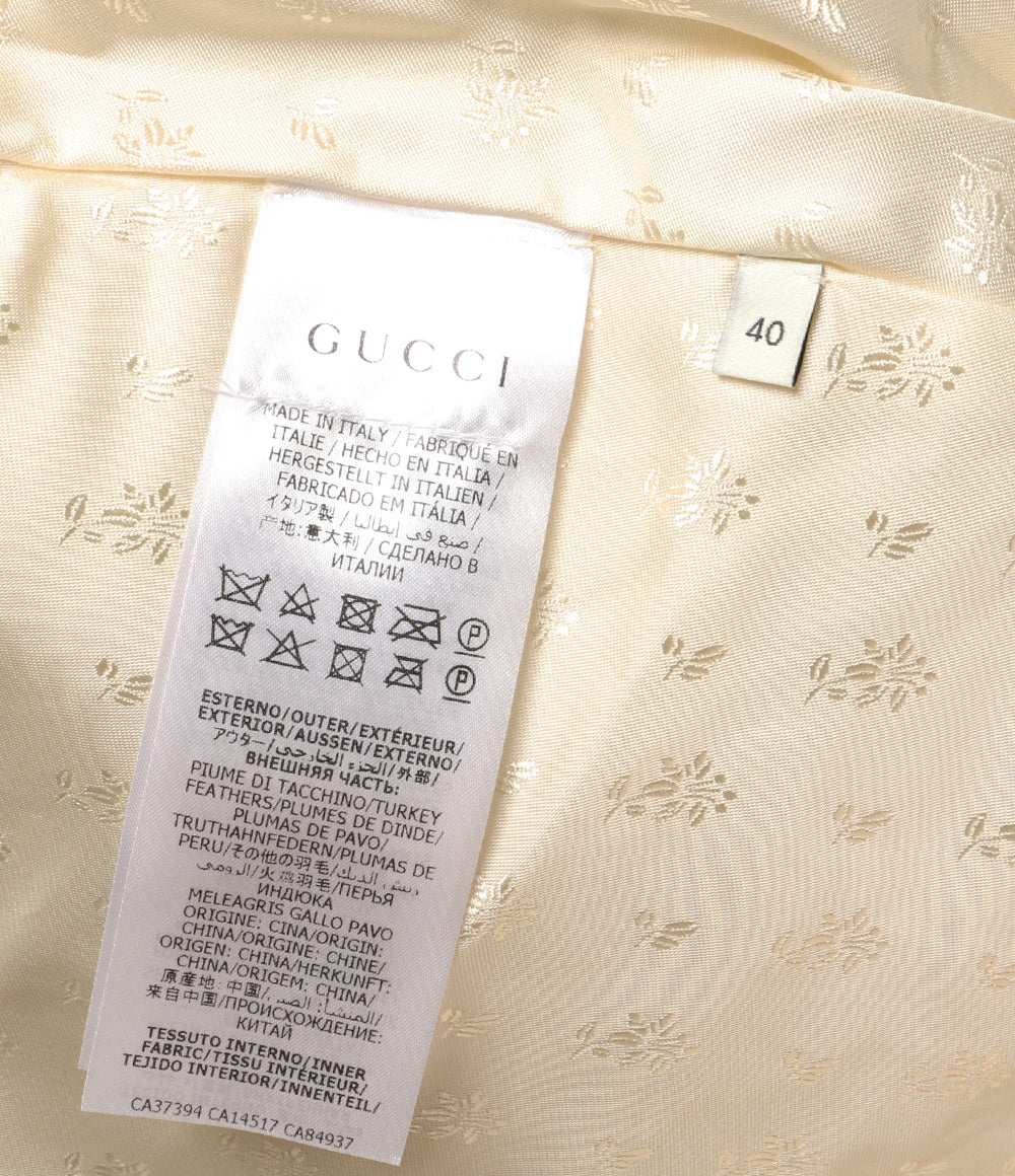グッチ 美品 ポンチョ ファーケープ レディース SIZE 40 GUCCI