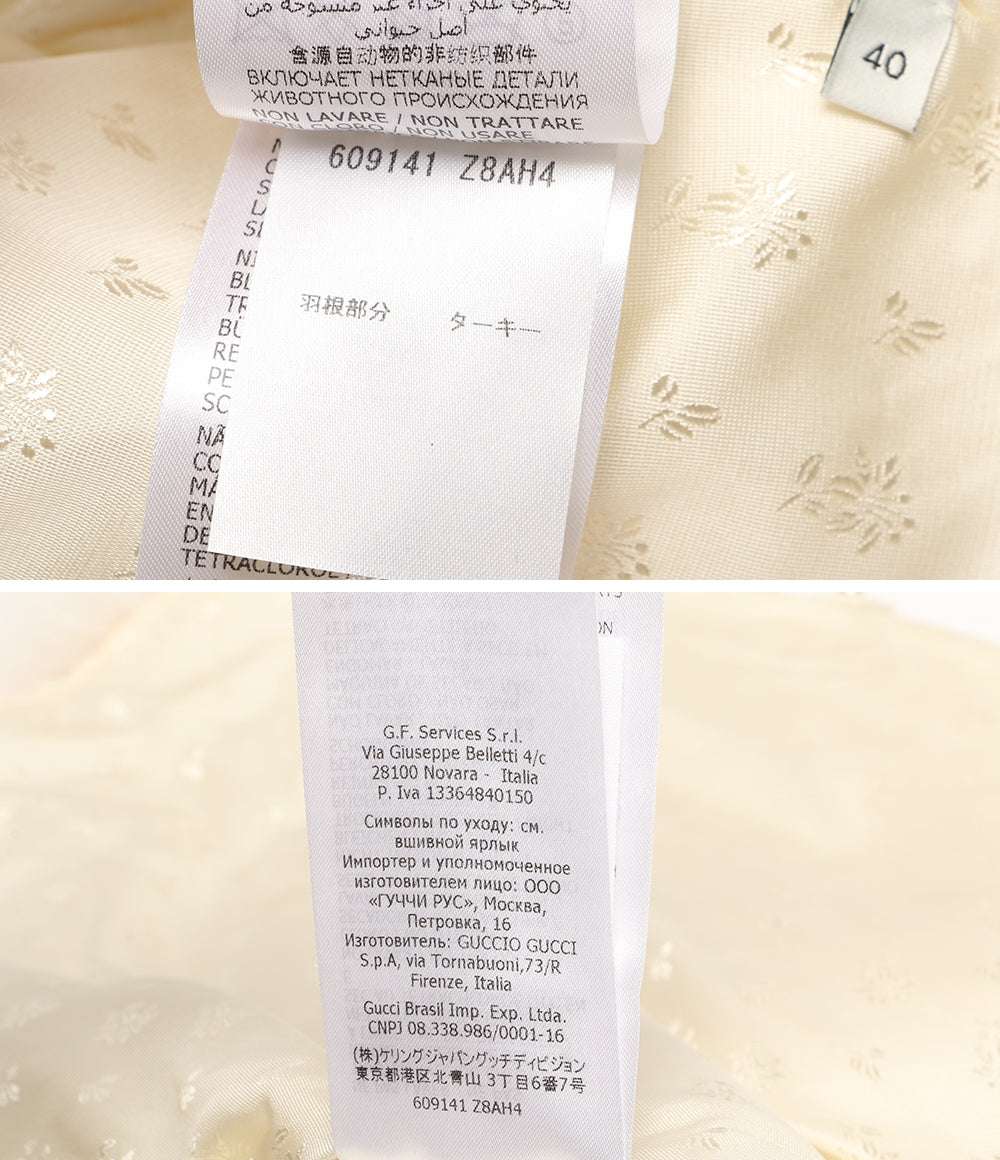 グッチ 美品 ポンチョ ファーケープ レディース SIZE 40 GUCCI