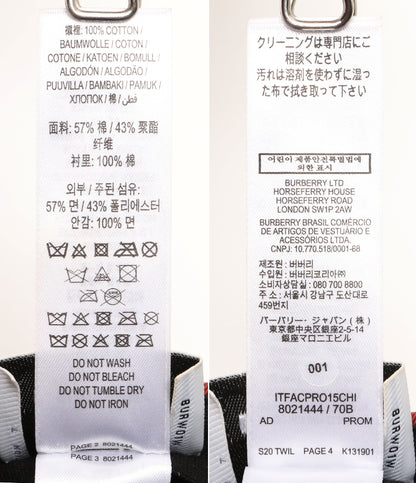 バーバリー キャップ 8021444 ノバチェック メンズ SIZE L BURBERRY