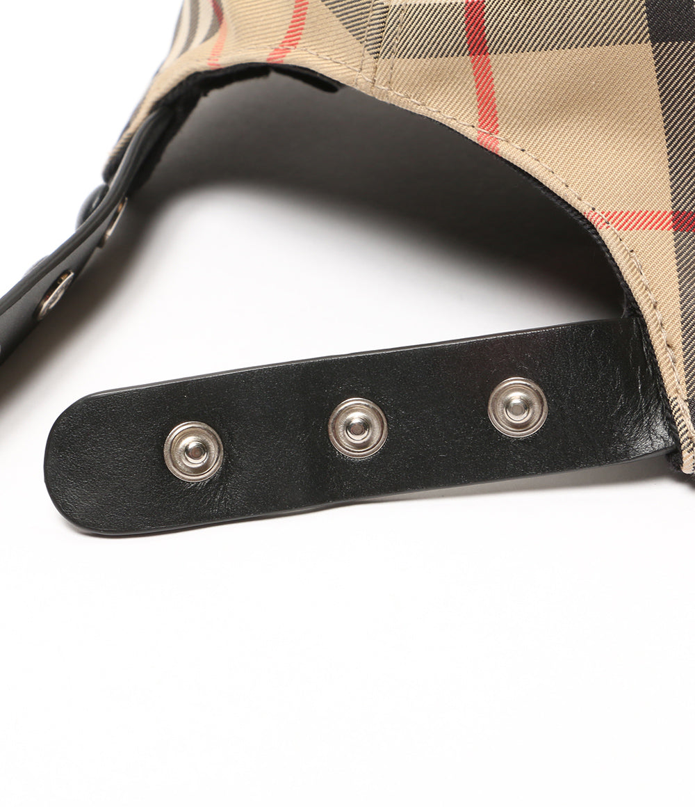 バーバリー キャップ 8021444 ノバチェック メンズ SIZE L BURBERRY