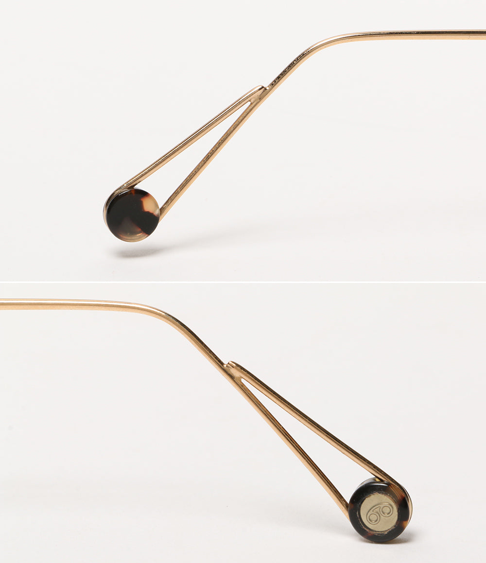 AHLEM アーレム メガネ MIREILLE ゴールドフレーム メンズ