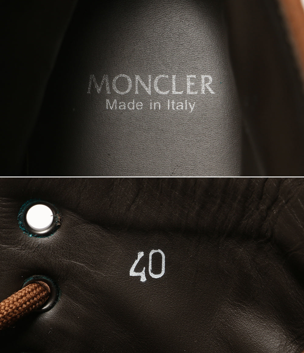 MONCLER レースアップブーツ スエード メンズ SIZE 40 モンクレール