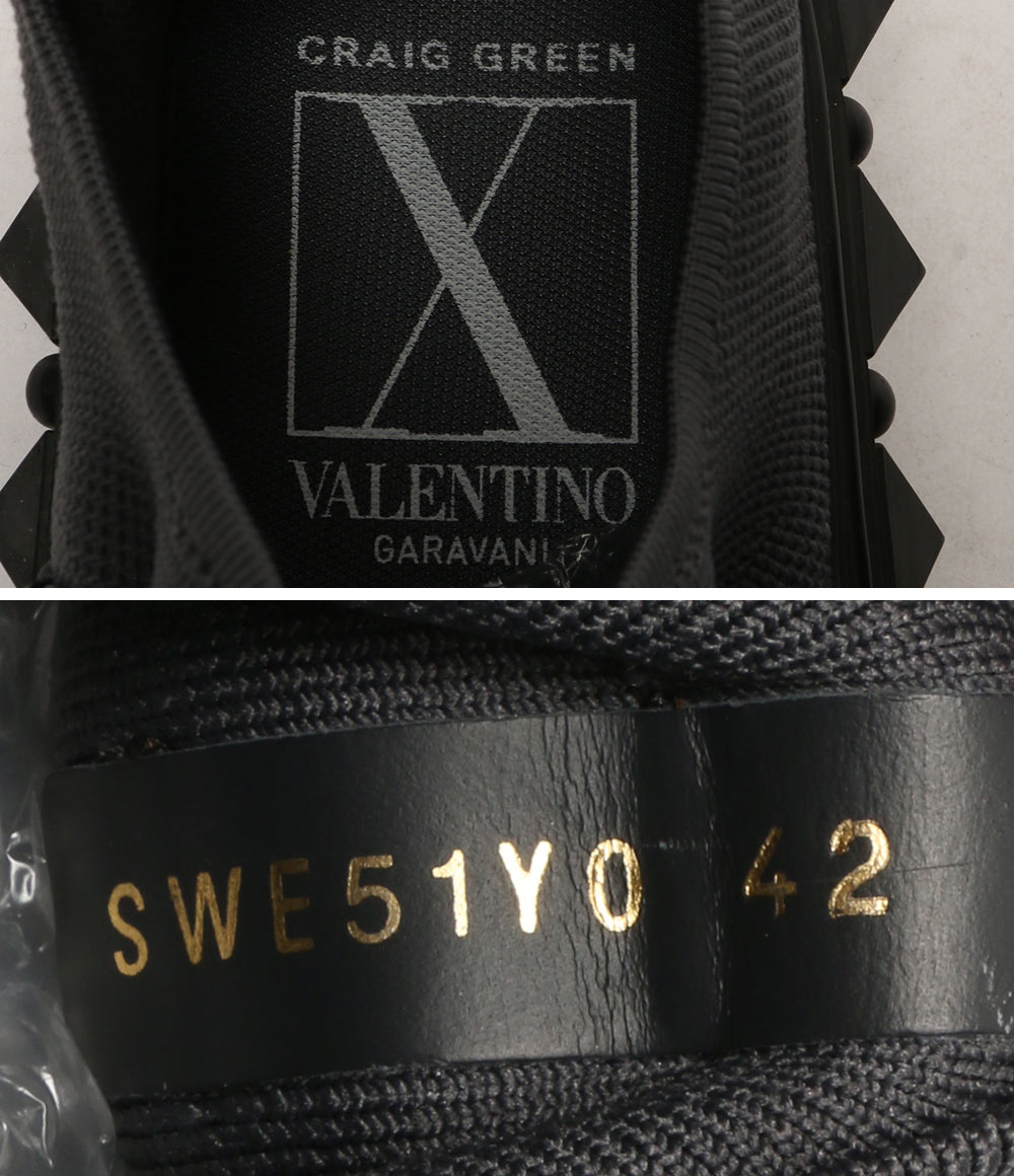 ヴァレンチノ クレイグ・グリーン スニーカー ロックスタッズ メンズ SIZE 42 VALENTINO×CRAIG GREEN