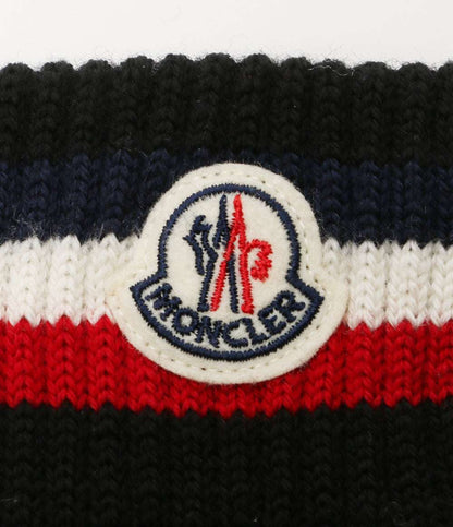 美品 MONCLER 手袋 トリコロールグローブ メンズ SIZE M モンクレール