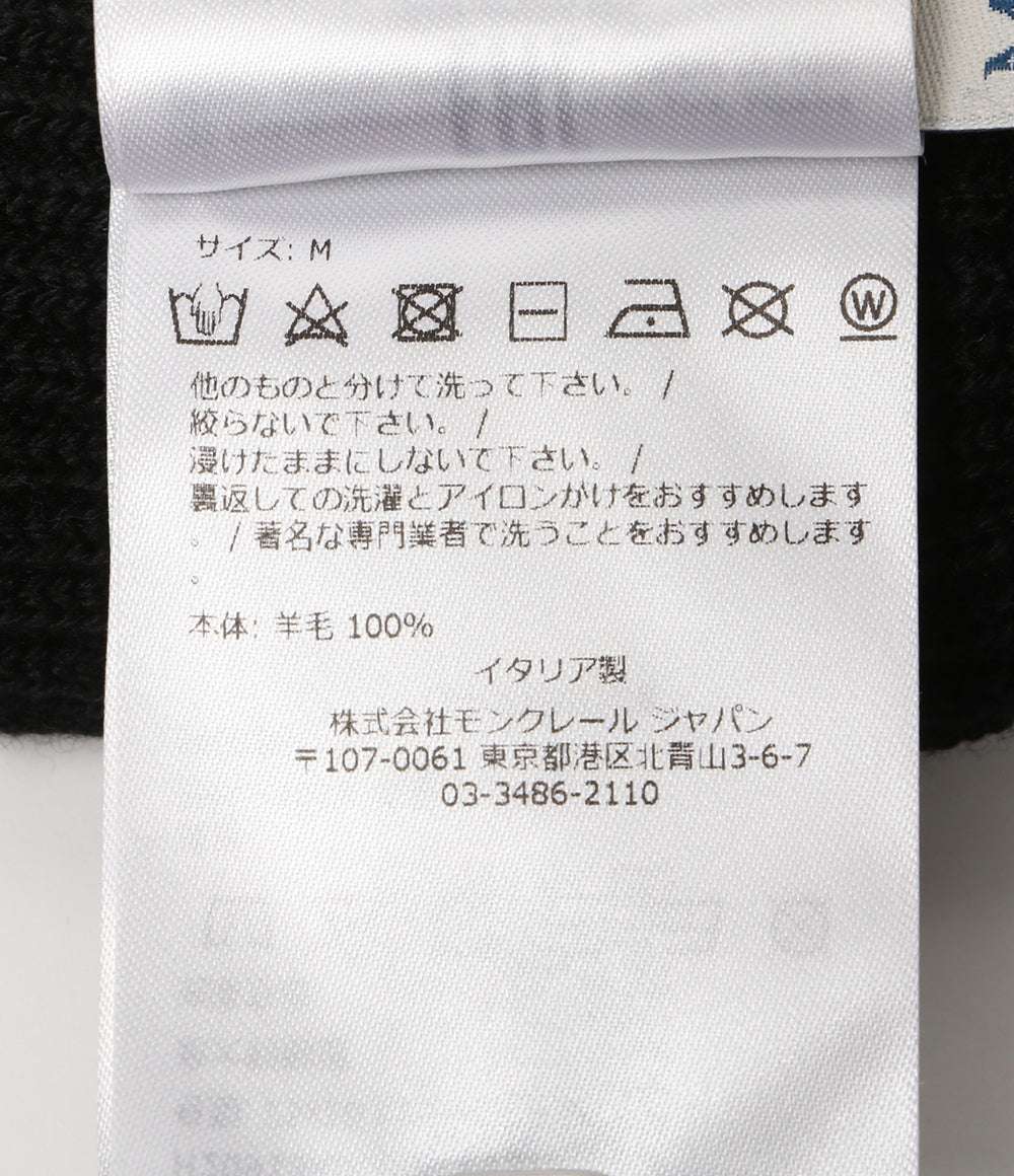 美品 MONCLER 手袋 トリコロールグローブ メンズ SIZE M モンクレール