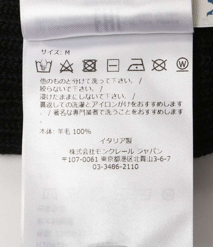 美品 MONCLER 手袋 トリコロールグローブ メンズ SIZE M モンクレール