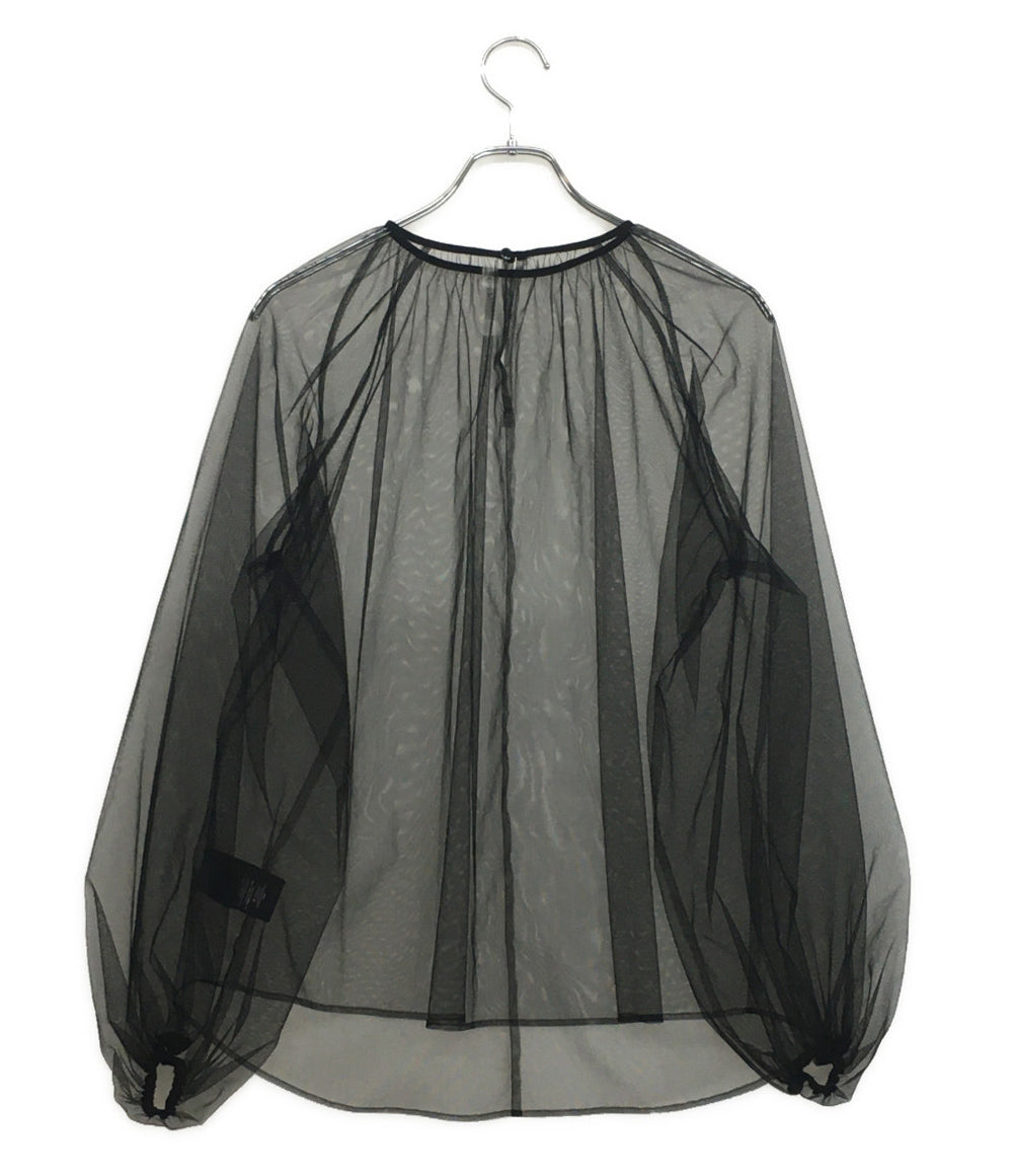 美品 Col Pierrot コルピエロ 長袖ブラウス シアー 24-051-520-2030-1-0 レディース SIZE -