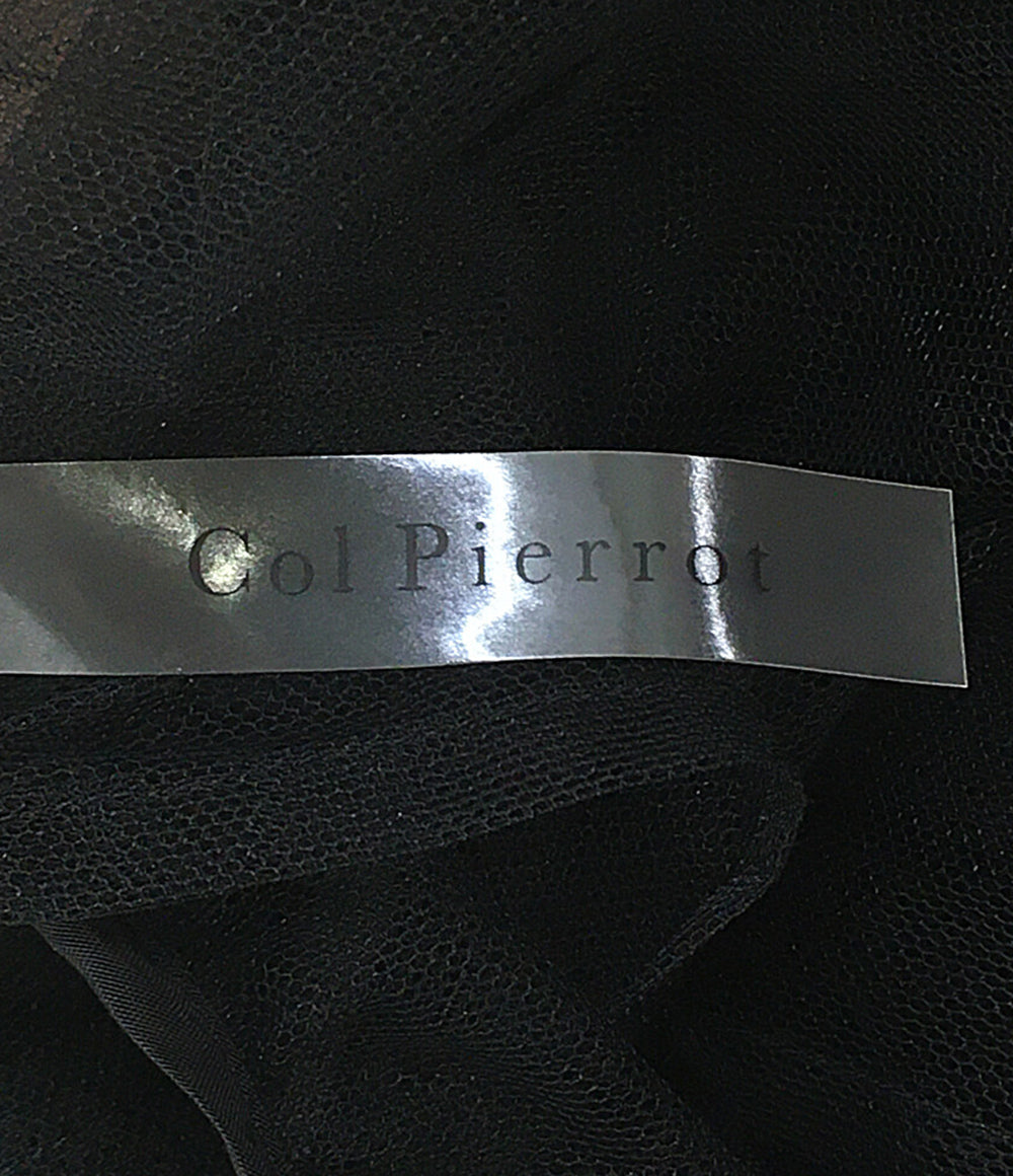 美品 Col Pierrot コルピエロ 長袖ブラウス シアー 24-051-520-2030-1-0 レディース SIZE -