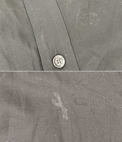 ヨウジヤマモト 長袖ロングシャツ ブラック NN-B57-201 メンズ SIZE 2 YOHJI YAMAMOTO