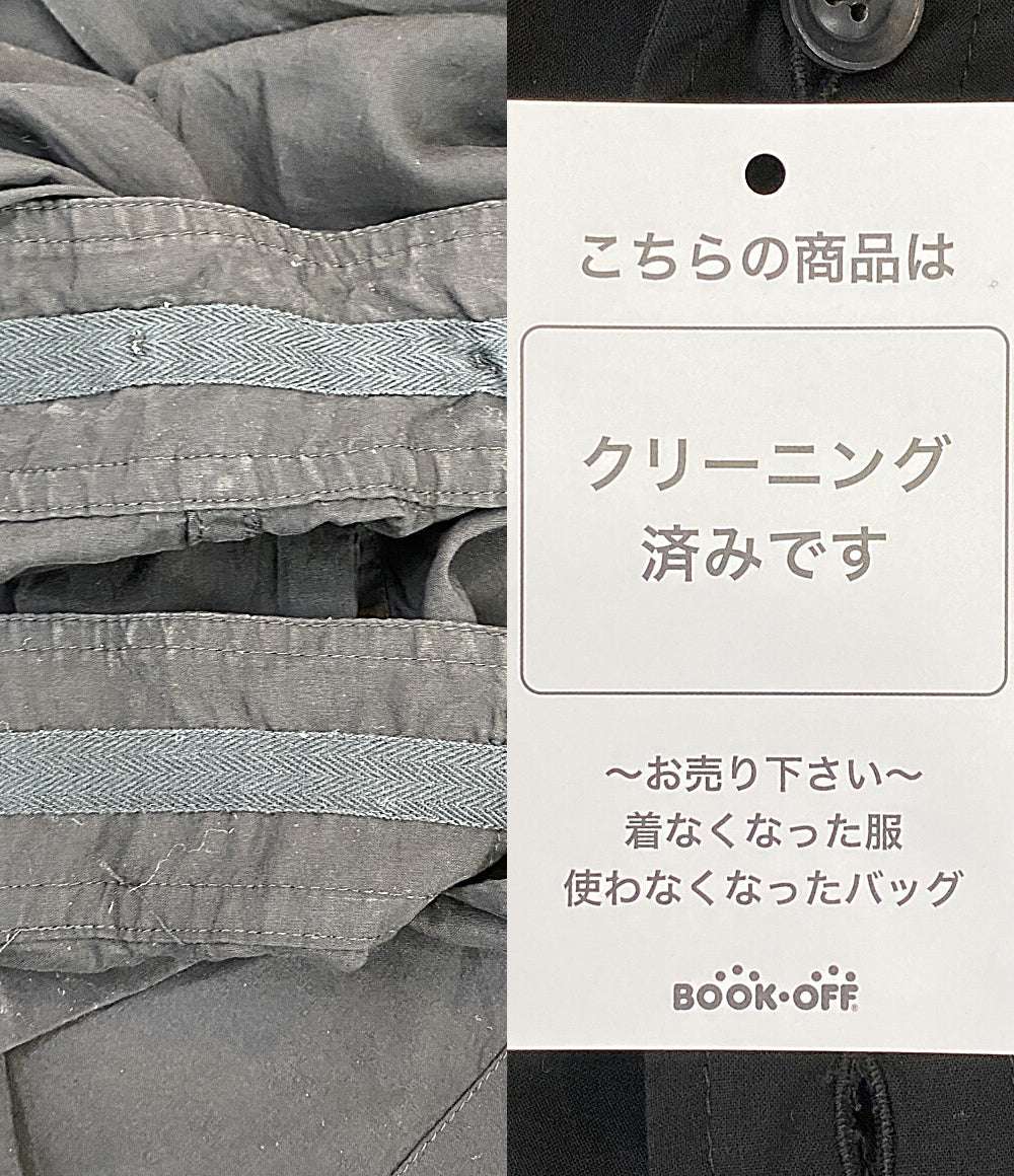 ヨウジヤマモト 長袖ロングシャツ ブラック NN-B57-201 メンズ SIZE 2 YOHJI YAMAMOTO