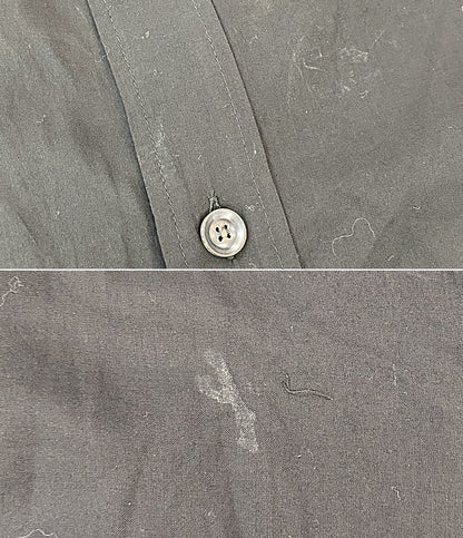 YOHJI YAMAMOTO 長袖ロングシャツ ブラック NN-B57-201 メンズ SIZE 2 ヨウジヤマモト