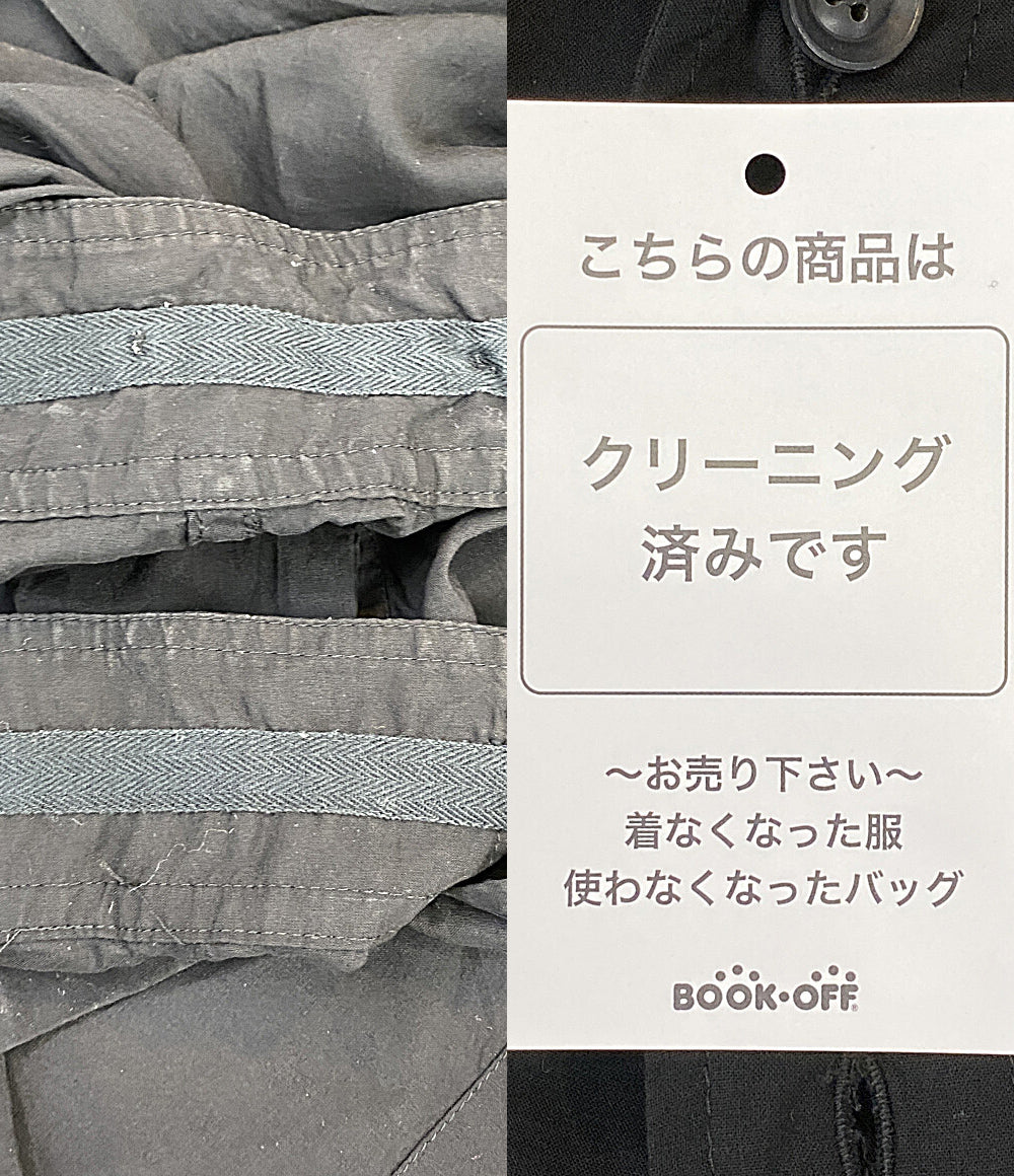 YOHJI YAMAMOTO 長袖ロングシャツ ブラック NN-B57-201 メンズ SIZE 2 ヨウジヤマモト