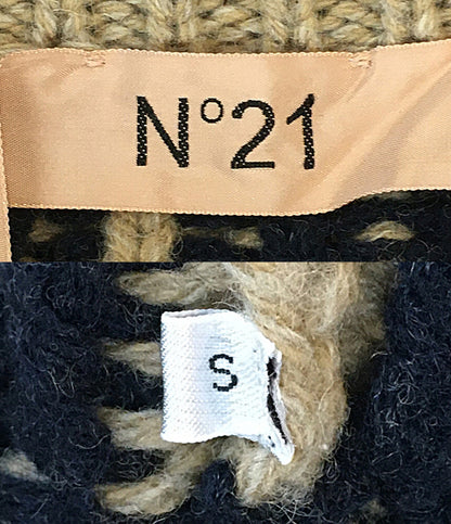 N°21 ニットカーディガン ベージュ 24AW-A010-7068 レディース SIZE S ヌメロ ヴェントゥーノ