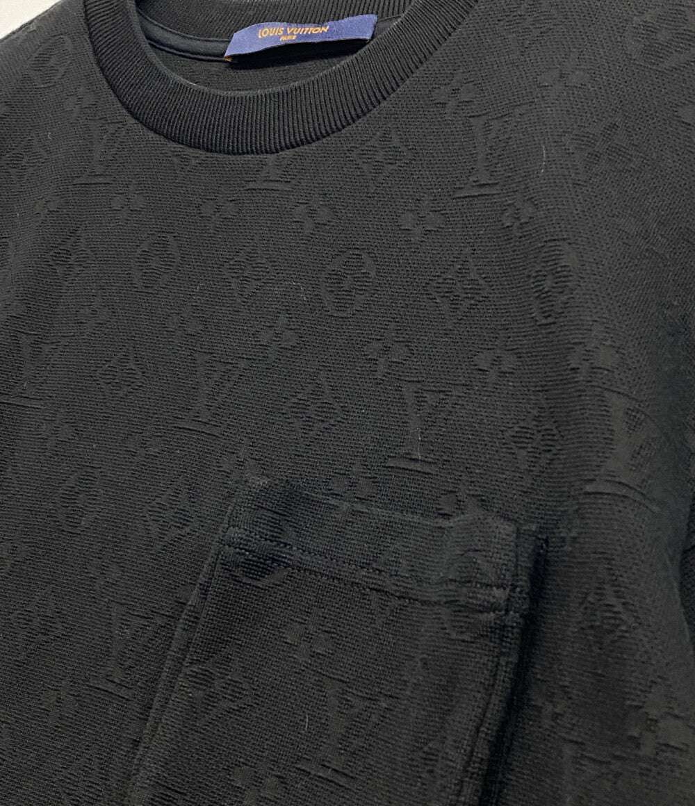 ルイ・ヴィトン ジャガードクルーネックTシャツ モノグラム RM222Q メンズ SIZE XS LOUIS VUITTON
