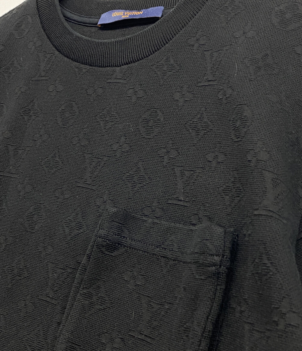 LOUIS VUITTON ジャガードクルーネックTシャツ モノグラム RM222Q メンズ SIZE XS ルイ・ヴィトン