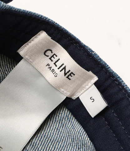 CELINE トリオンフ刺繍ベースボールキャップ 2AUT6930F レディース SIZE S セリーヌ