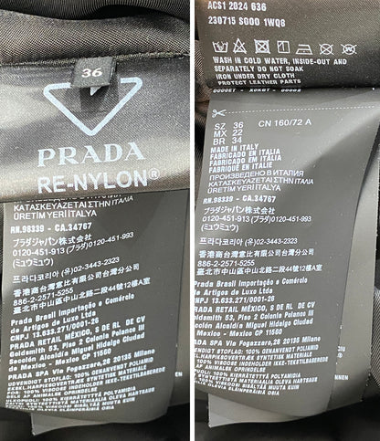 プラダ 美品 ノースリーブドレス ReーNyron 230715 レディース SIZE 36 PRADA