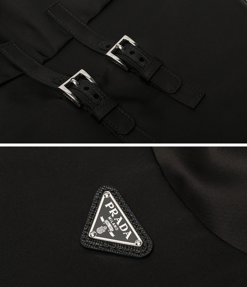 プラダ 美品 ノースリーブドレス ReーNyron 230715 レディース SIZE 36 PRADA