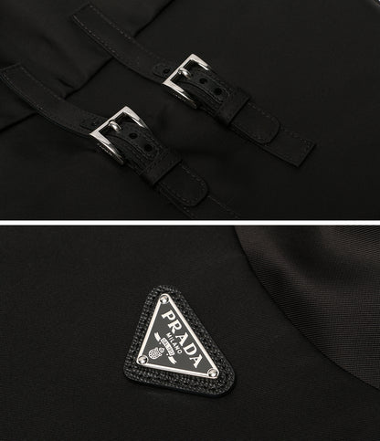 プラダ 美品 ノースリーブドレス ReーNyron 230715 レディース SIZE 36 PRADA