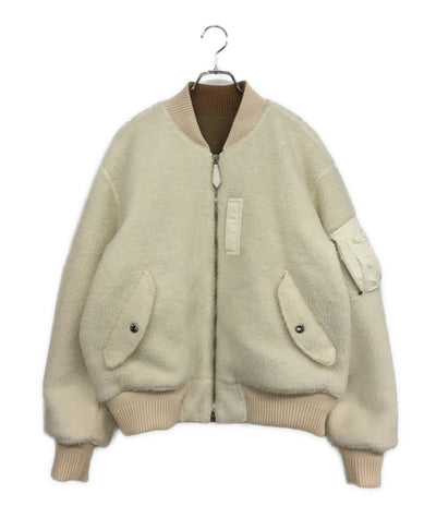 バーバリー リバーシブルブルゾン ホワイト×ブラウン 8047777 メンズ SIZE M BURBERRY