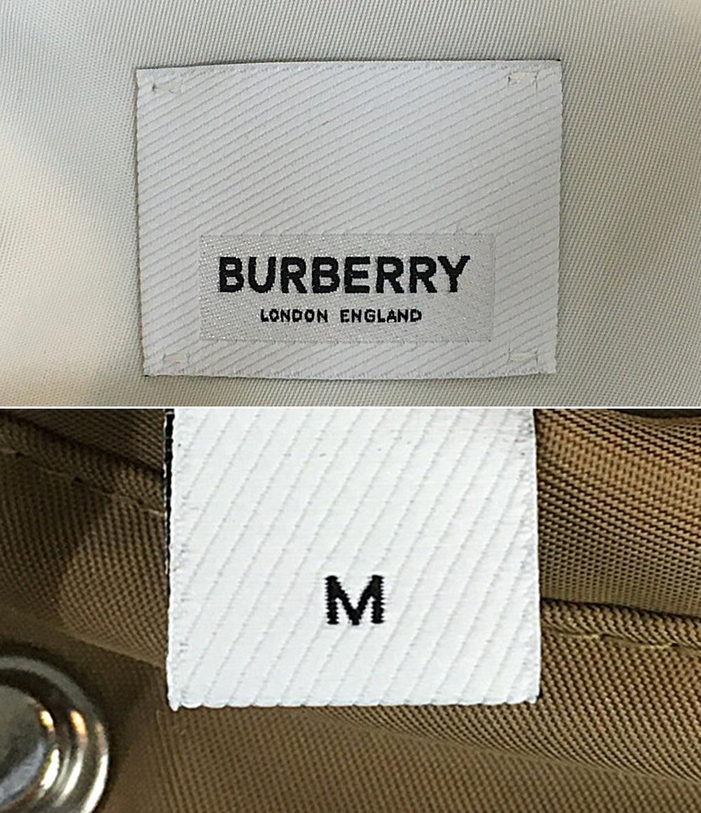 バーバリー リバーシブルブルゾン ホワイト×ブラウン 8047777 メンズ SIZE M BURBERRY